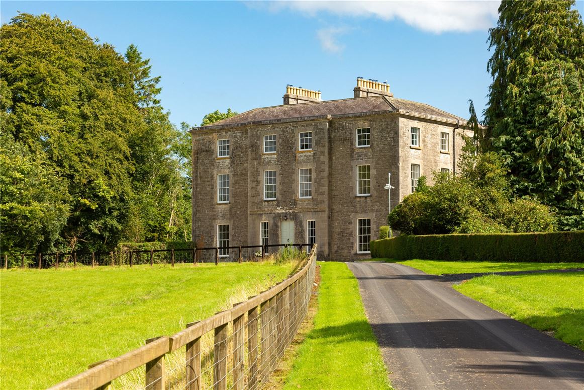 Historic Irish Country House For Sale: Ballindoolin House, Carbury, Co. Kildare