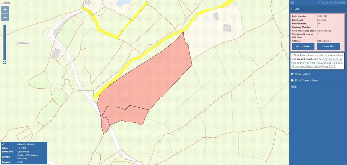 Ruins and Site For Sale: Lackavaun, Goleen, Co. Cork Ruins and Site For Sale: Lackavaun, Goleen, Co. Cork