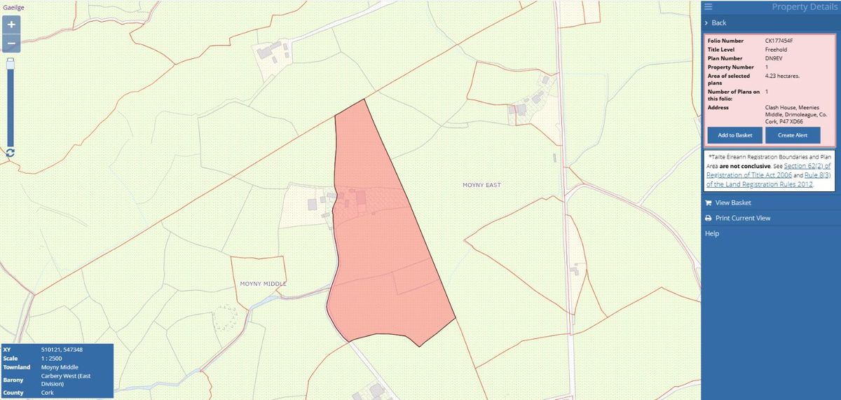 Traditional Farmhouse For Sale: Clash House, Meenies Middle, Drimoleague, Co. Cork