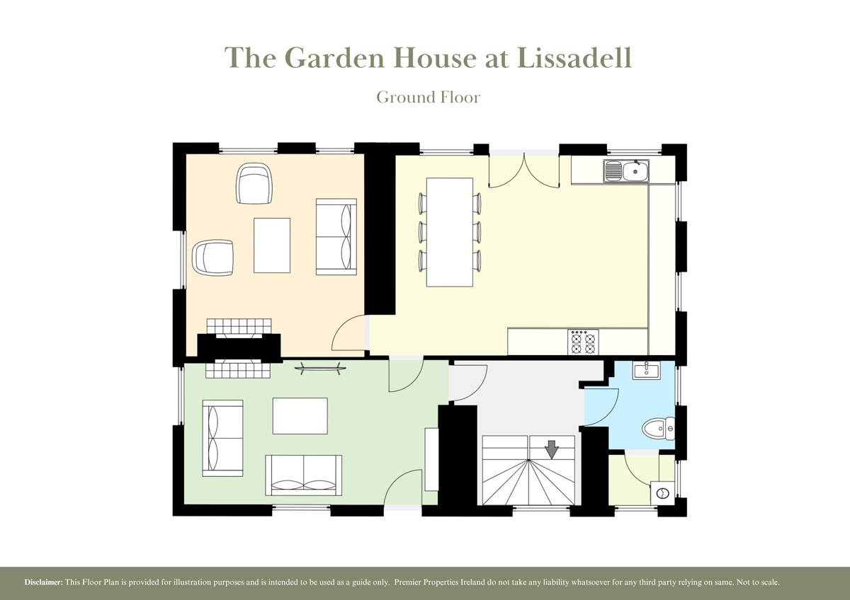 The Garden House at Lissadell Ground Floor The Garden House at Lissadell Ground Floor