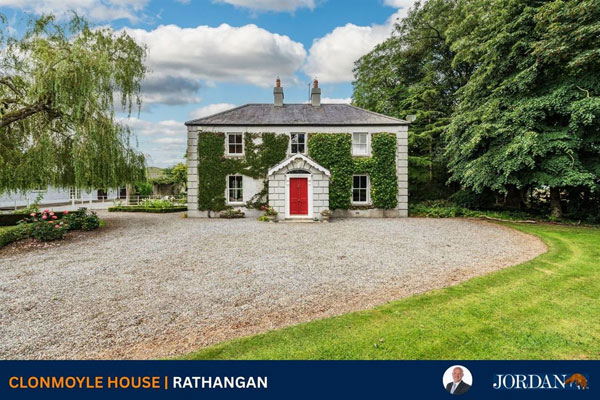 Period Residence For Sale: Clonmoyle House, Clonmoyle West, Rathangan, Co. Kildare