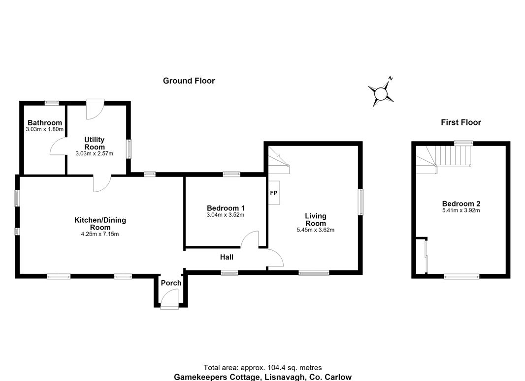 Period Cottage For Sale: Gatekeeper's Cottage, Lisnavagh, Co. Carlow