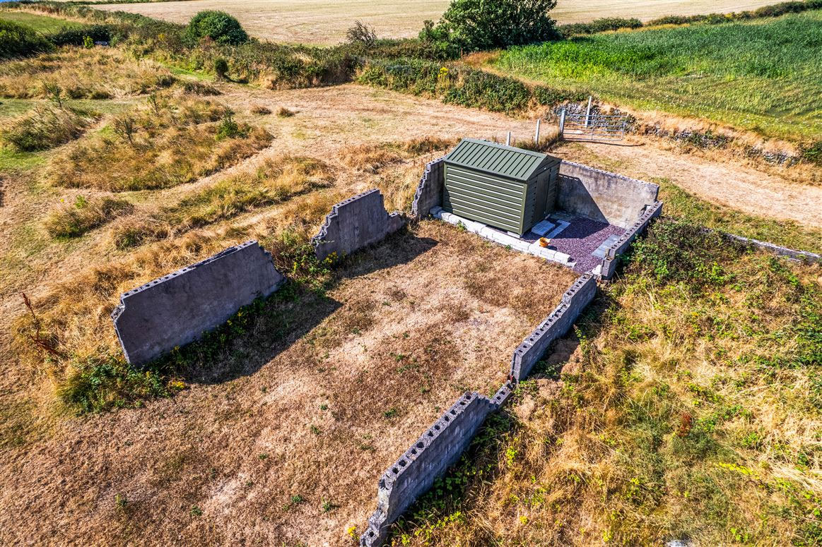 Coastal Plot With Ruins For Sale: Lahard, Whitegate, Co. Cork