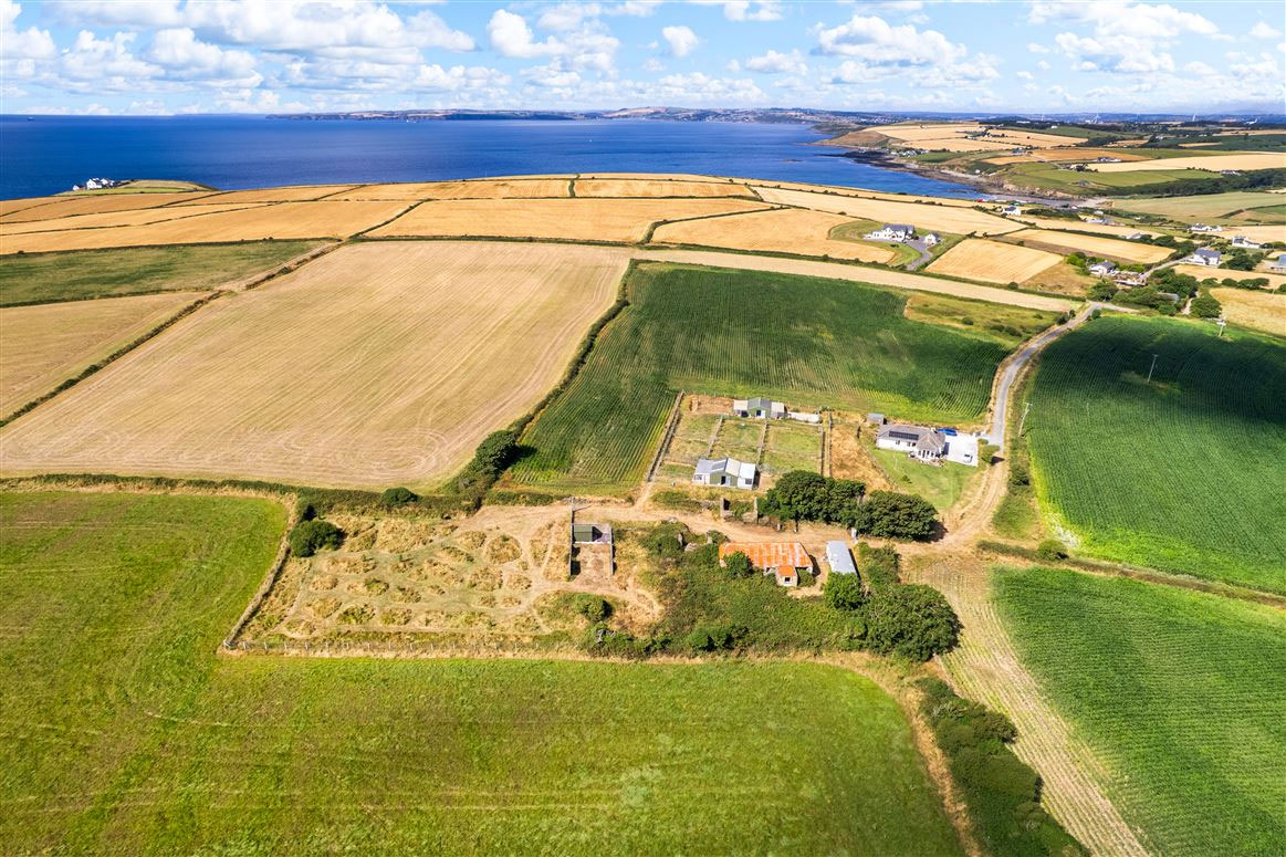 Coastal Plot With Ruins For Sale: Lahard, Whitegate, Co. Cork