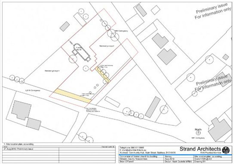 Former Church For Sale: St Paul’s Church, Kiltoom, Co. Roscommon